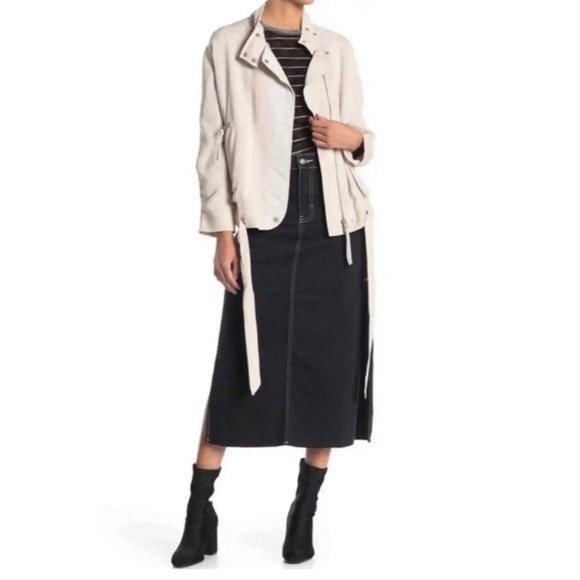 All Saints Victoria Moto Bomber Jacket - Picture 2 of 6